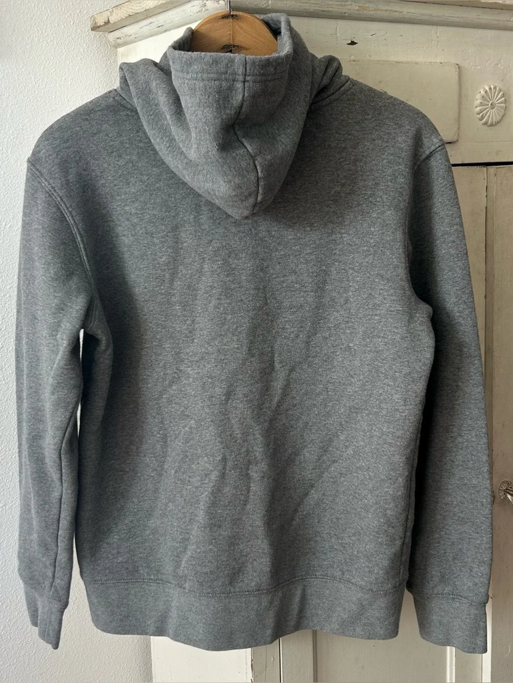 Nike | Youth Jordan Heather Grey Pullover Hoodie Black Jordan Logo Sz XL(13-15)